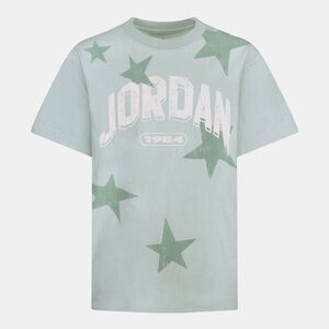 Jordan Kids sea foam Star Print T-Shirt size S